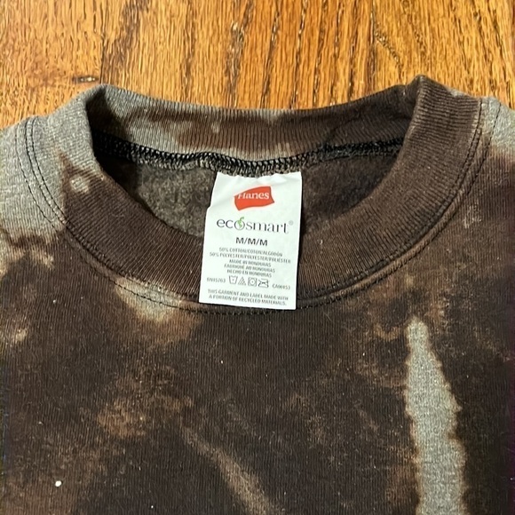 Unisex Homemade Bleach Tye dye Sweatshirt - Picture 5 of 13